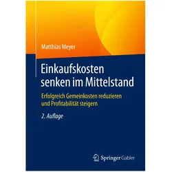 Einkaufskosten senken im Mittelstand, Fachbücher von Matthias Meyer