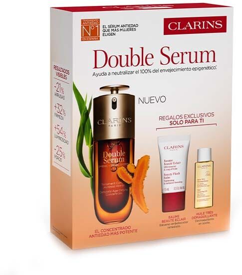 Clarins Cofre Doble Seum & BÃ¡lsamo Elleza