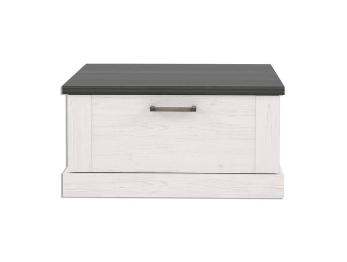 Couchtisch - Pinie weiß - Touchwood - 2 Schubkästen