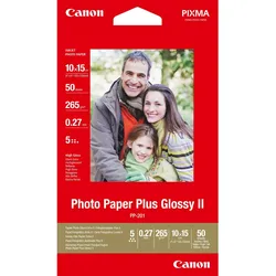 Canon PP-201 Fotopapier 10x15, 50 Blatt