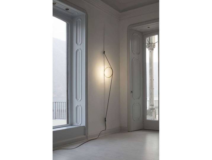 Wirering Applique Murale Gris/Noir - Flos - Salon / séjour - Aluminium