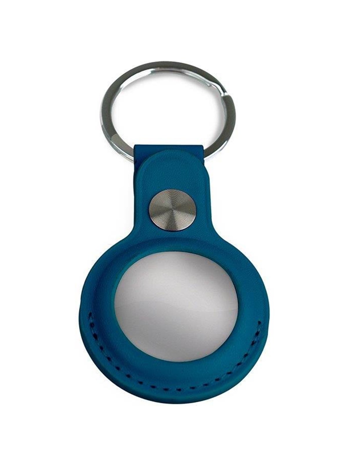 Light Solutions Airtag Key ring - Leather - Navy blue
