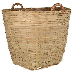 IB Laursen Korb aus Bambus mit Henkeln, Höhe 55, Ø 60 cm