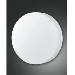 Fabas Luce LED Deckenleuchte GRAFF LED, IP20, dimmbar, Bajonettverschluss, weiß, Ø 40cm, 24W 3000K 2950lm FAB-3567-65-102