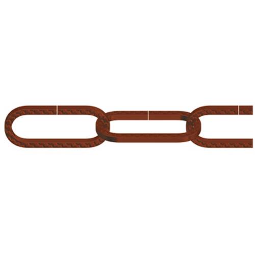 dörner + helmer 153603 Zierkette Kupfer Stahl 30m