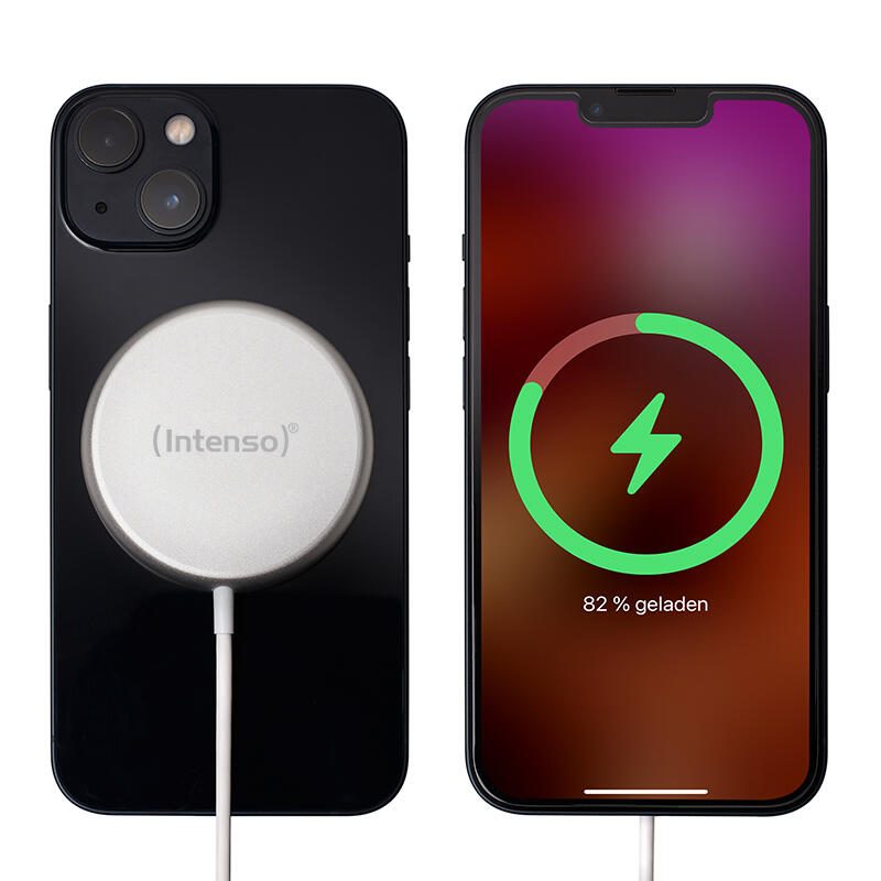 Intenso Magnetic Wireless Charger MW1 - Weiß 7410712