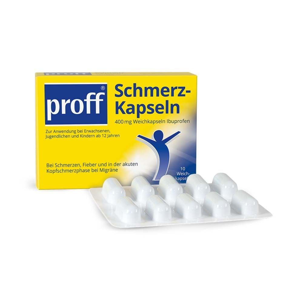 Proff Schmerzkapseln 400 mg 10 St Kapseln