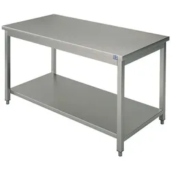 Virtus Arbeitstisch mit Zwischenboden, ohne Aufkantung, 2000x700 mm (HCA0017)