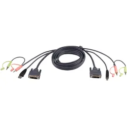 Aten 2L-7D05U: USB-DVI-KVM-Kabel 5M, KVM-Switch Kabel