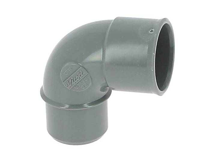 Nicoll – Coude Pvc Évacuation Mâle-femelle 87°30 Ø32 – Raccordement Pour Espaces Confinés – Évite Les Impuretés – Soudures Sans Faiblesse