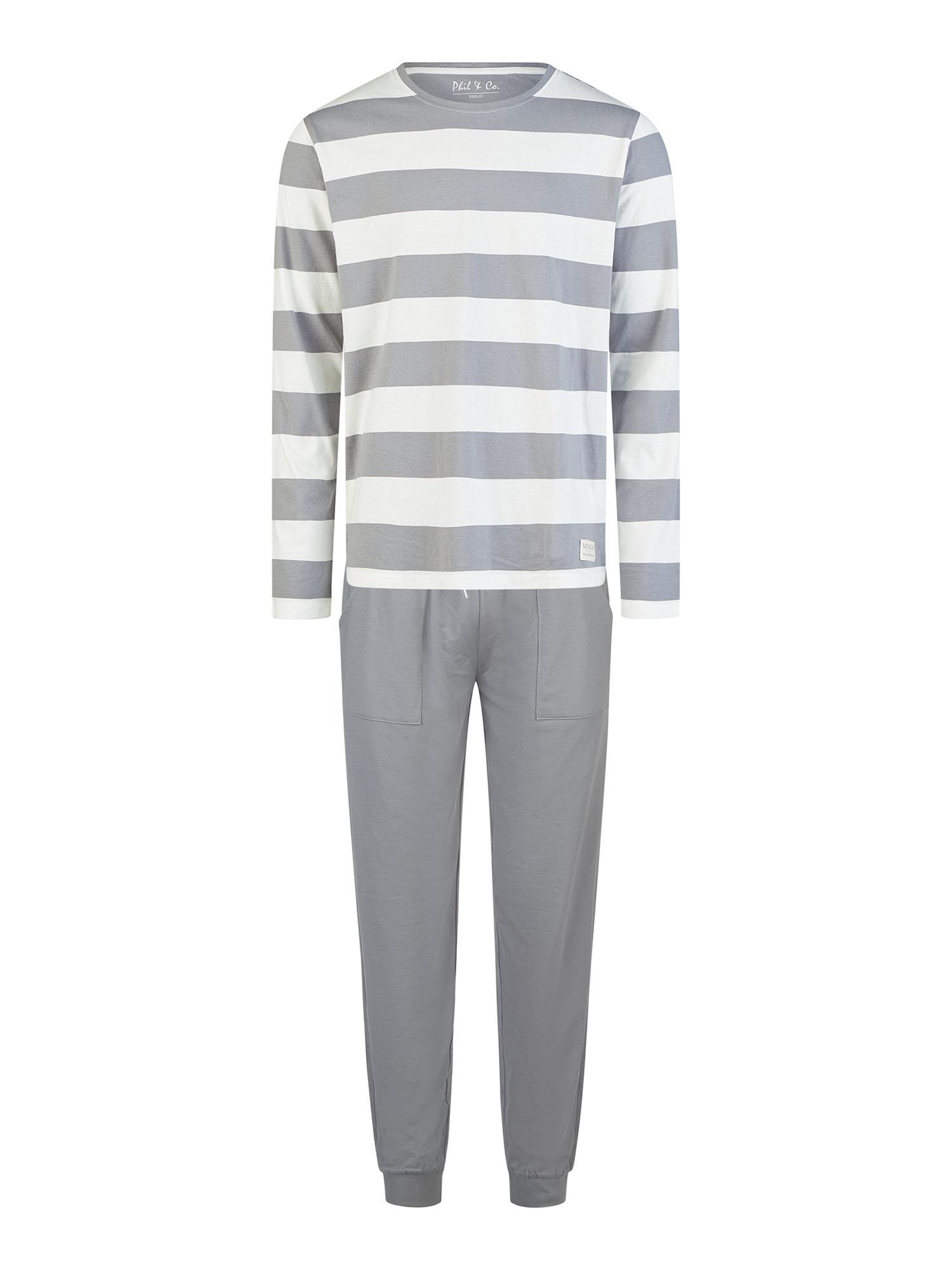Phil & Co. Berlin Herren Pyjama MondaySchlafanzug, Pyjama Set, Nachtwäsche