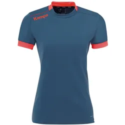 Kempa Player Handballtrikot Damen ice grau/fluo rot XS