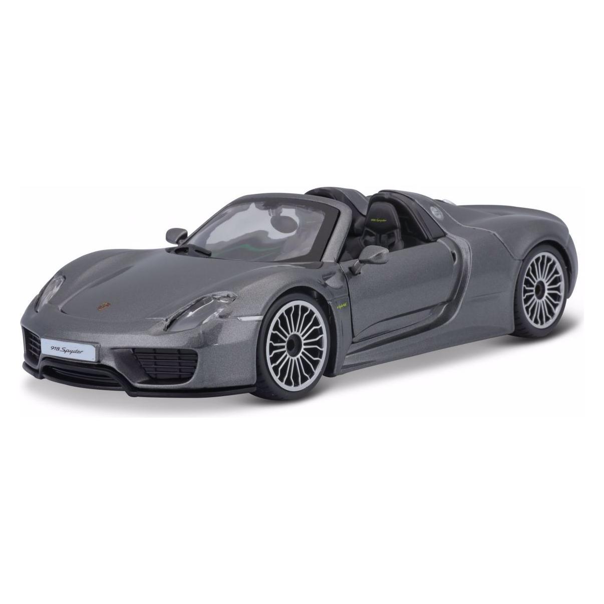 Bburago Porsche 918 Spyder 1:24 Grau (18-21076GY)
