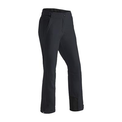 Skihose MAIER SPORTS "Steffi Slim", Damen, Gr. 48, Normalgrößen, schwarz, 100% Polyester, Hosen Skihose, Damen Schneehose,atmungsaktiv, wind/wasserdicht, Slim Fit