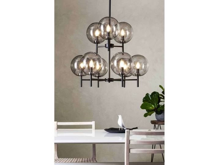 Crown 9 Suspension Noir/Fumé - Markslöjd - Salon / séjour - Métal