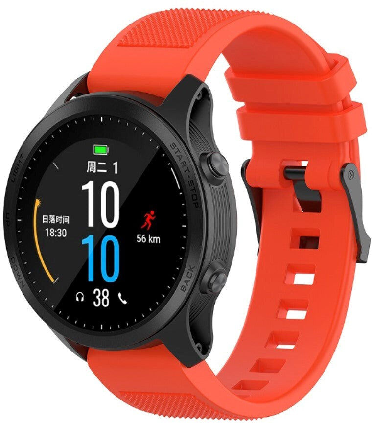 INCOVER Universal Garmin Riflet Silikone 22mm QuickFit Rem - Orange