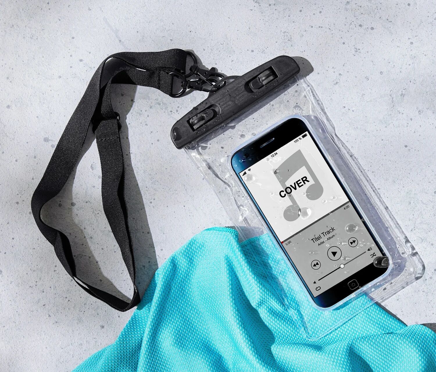 Tchibo - Wasserdichte Smartphone-Hülle - schwarz