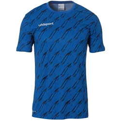 Uhlsport, Herren, Sportshirt, Trainings-T-Shirt Progressive 28 (XL), Blau