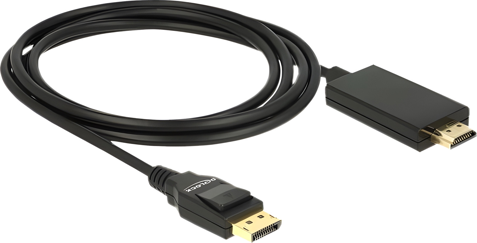 Delock 85317 DisplayPort naar HDMI kabel, 4K, 2,00 m, zwart