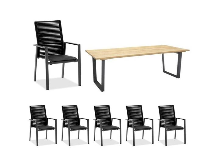 ScanCom/Niehoff Jimmy/Cervo Gartenmöbel-Set 7tlg