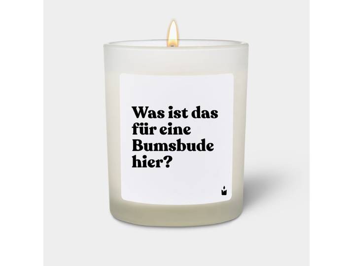 Duftkerze Weiss Flowery Was ist das für eine Bumsbude hier?