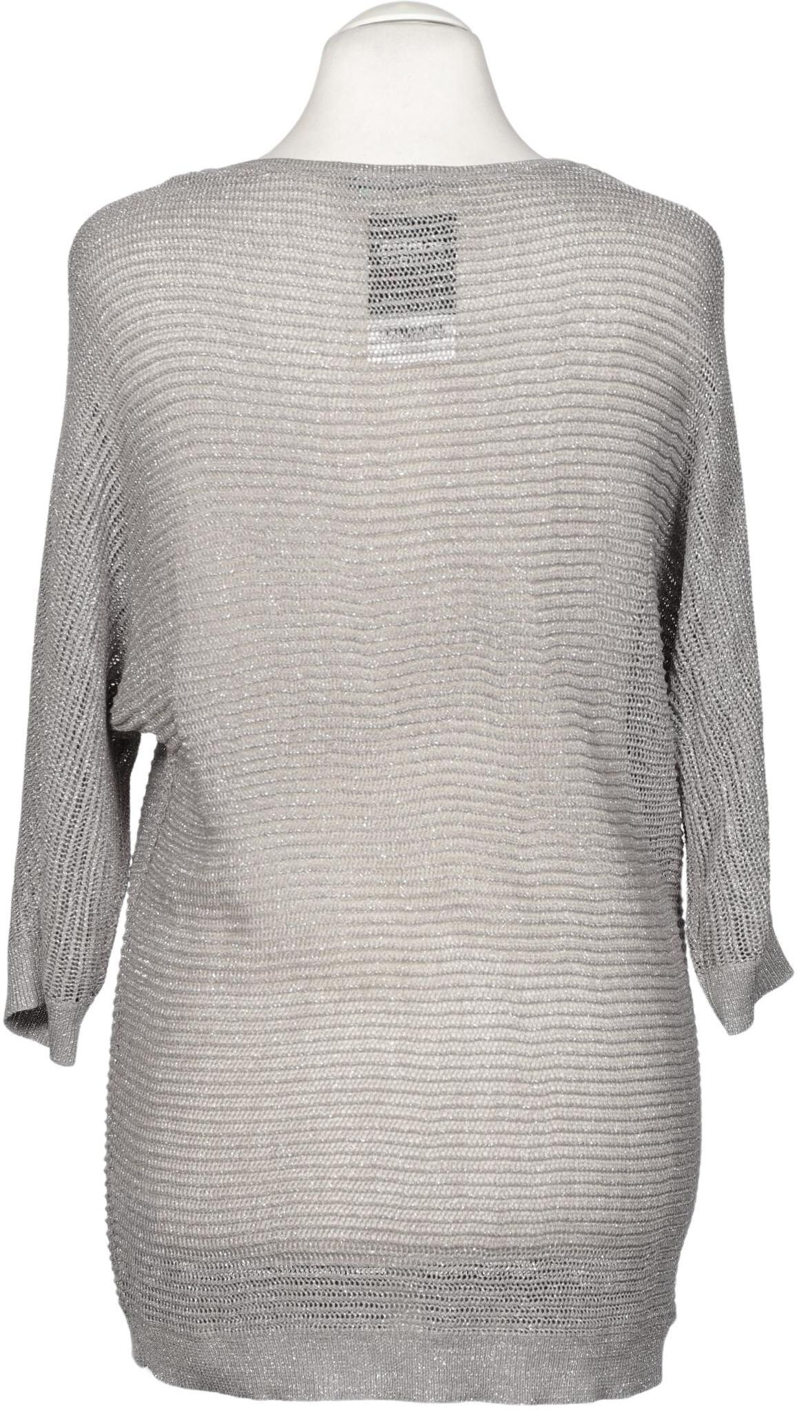 Via Appia DUE Damen Pullover, Grau, Gr. EU 44, Synthetik - Second Hand