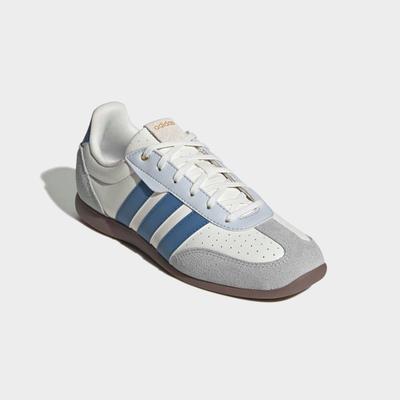 Sneaker ADIDAS SPORTSWEAR "BARREDA LO", Damen, Gr. 38, blau (core weiß, dusky ink, gum5), Synthetik, Schuhe Sneaker