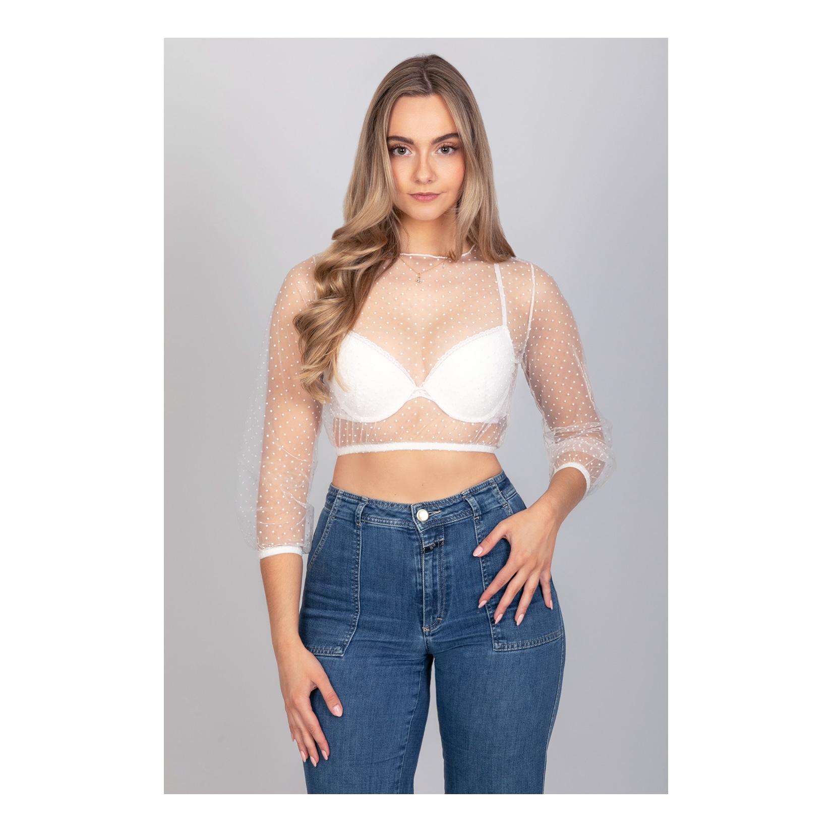 Dirndlbluse Martha Weiß