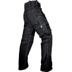 Job Zunfthose IKARUS Doppel-Pilot schwarz, Knietaschen - schwarz - 52