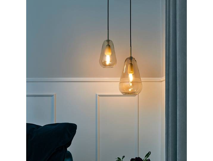 Anoli 1 Pendelleuchte Medium Nordic Gold/Gold - Nuura Nuura Aps - Wohnzimmer - Design - Glas - Einflammig