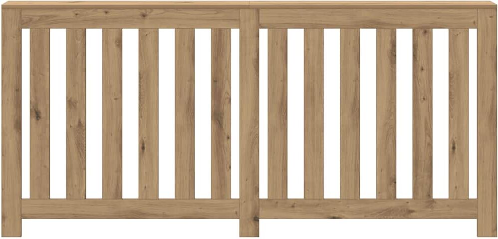 vidaXL Cache-radiateur chêne artisanal 175x20x82 cm bois d'ingénierie
