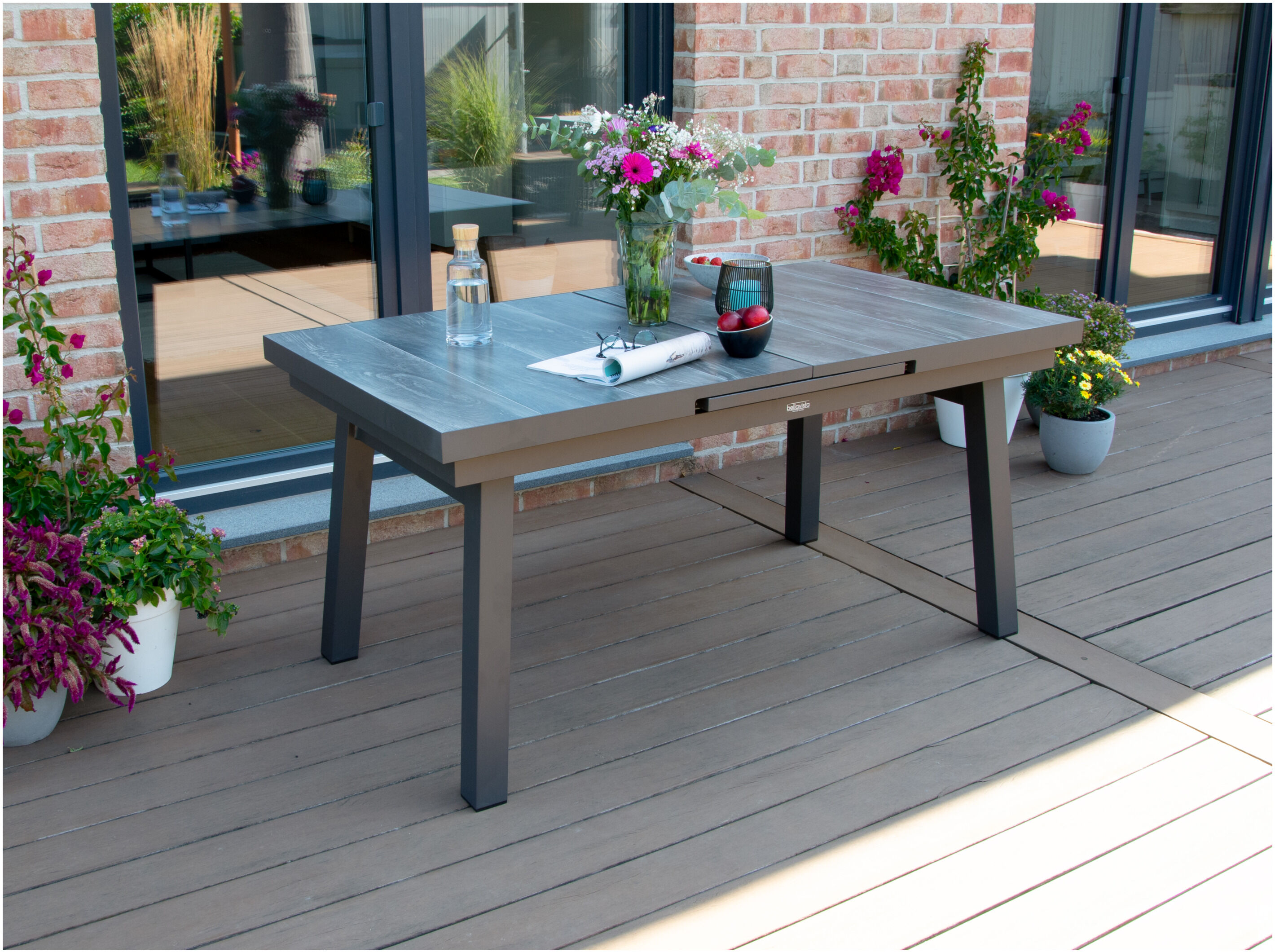 BELLAVISTA - HOME & GARDEN® Tisch »Sydney«, ausziehbar 162-212cm x 100cm, Keramikplatte