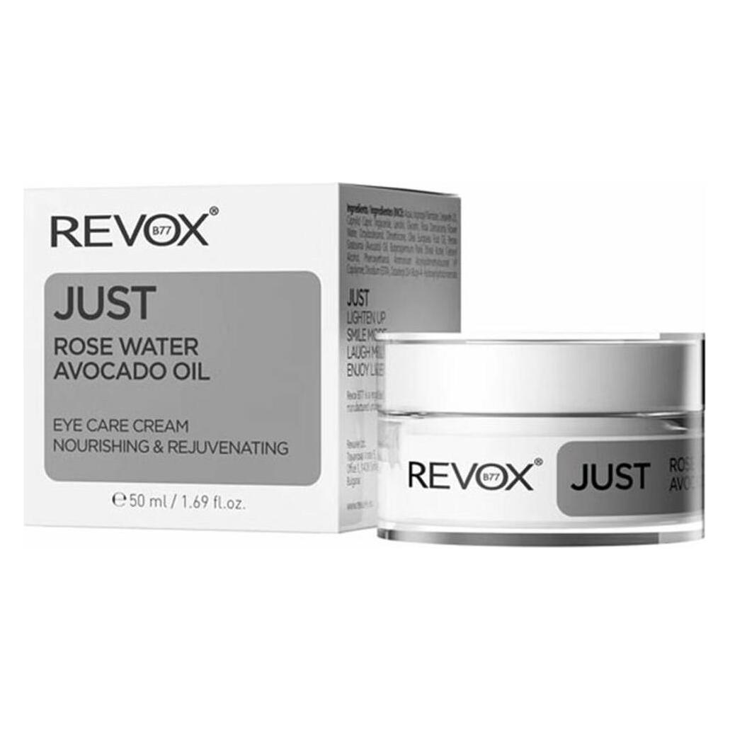 Revoxb77 Just Rose Water Avocado Oil (Augenpflege Crème, 50 ml, Tag + Nacht) (14769730)