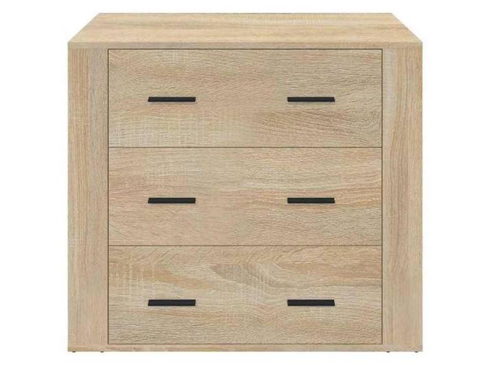 Beige Buffet & bahut contemporain，Buffet Chêne sonoma 80x33x70 cm Bois d'ingénierie FR&4106