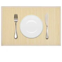 vidaXL 6 Bambus-Platzdeckchen 30 x 45 cm Natur