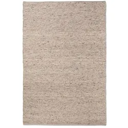 Allgäuer Teppichmanufaktur Webteppich Laax Uni 170 x 240 cm Mischgewebe Beige