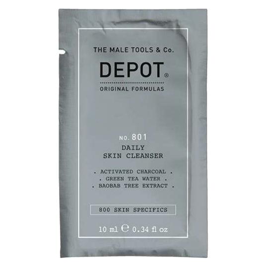Depot 800 Skin Specifics No 801 Activated Charcoal Detoxifying Cleansing Gel For Face - 10 Ml (Reinigungsgel, 10 ml) (48299838)