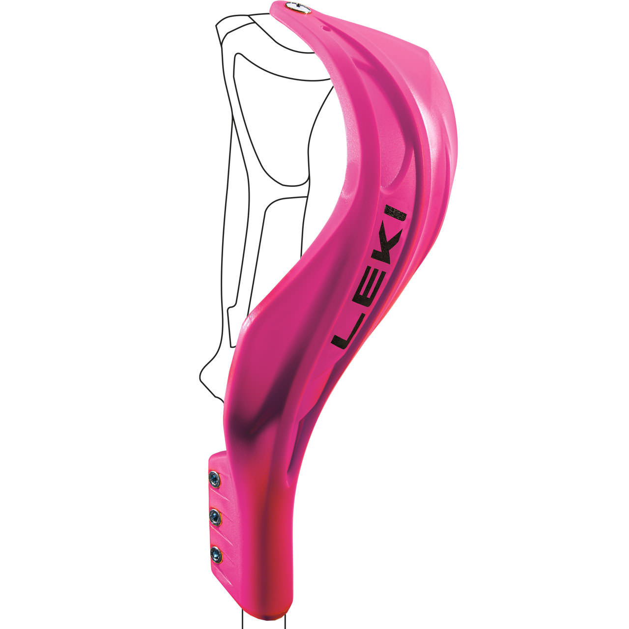 Leki Schlagschutz Bügel Worldcup Compact neonpink (für Trigger S + 3D)