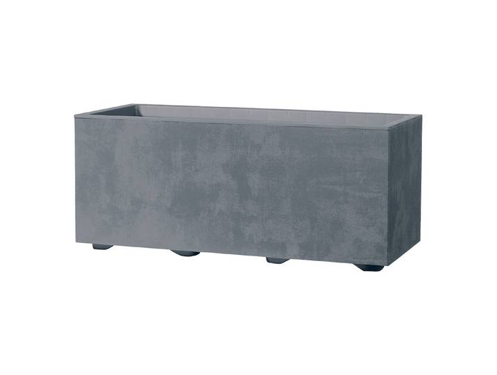 Deroma Pflanzkasten Millenium 59 x 25 x 25 cm Aschgrau