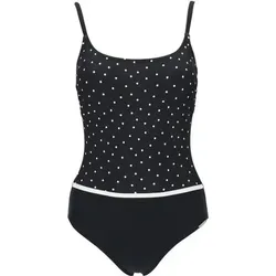 FIREFLY Damen Badeanzug Amira, Größe 40B in Schwarz Schwarz