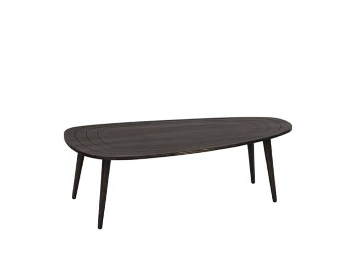 Hanah Home Moderner Couchtisch, Anthrazit, 115 x 50 x 38 cm 100% hochwertiges Kiefern- und Buchenholz Skandinavisches Design für stilvolle Wohnräume