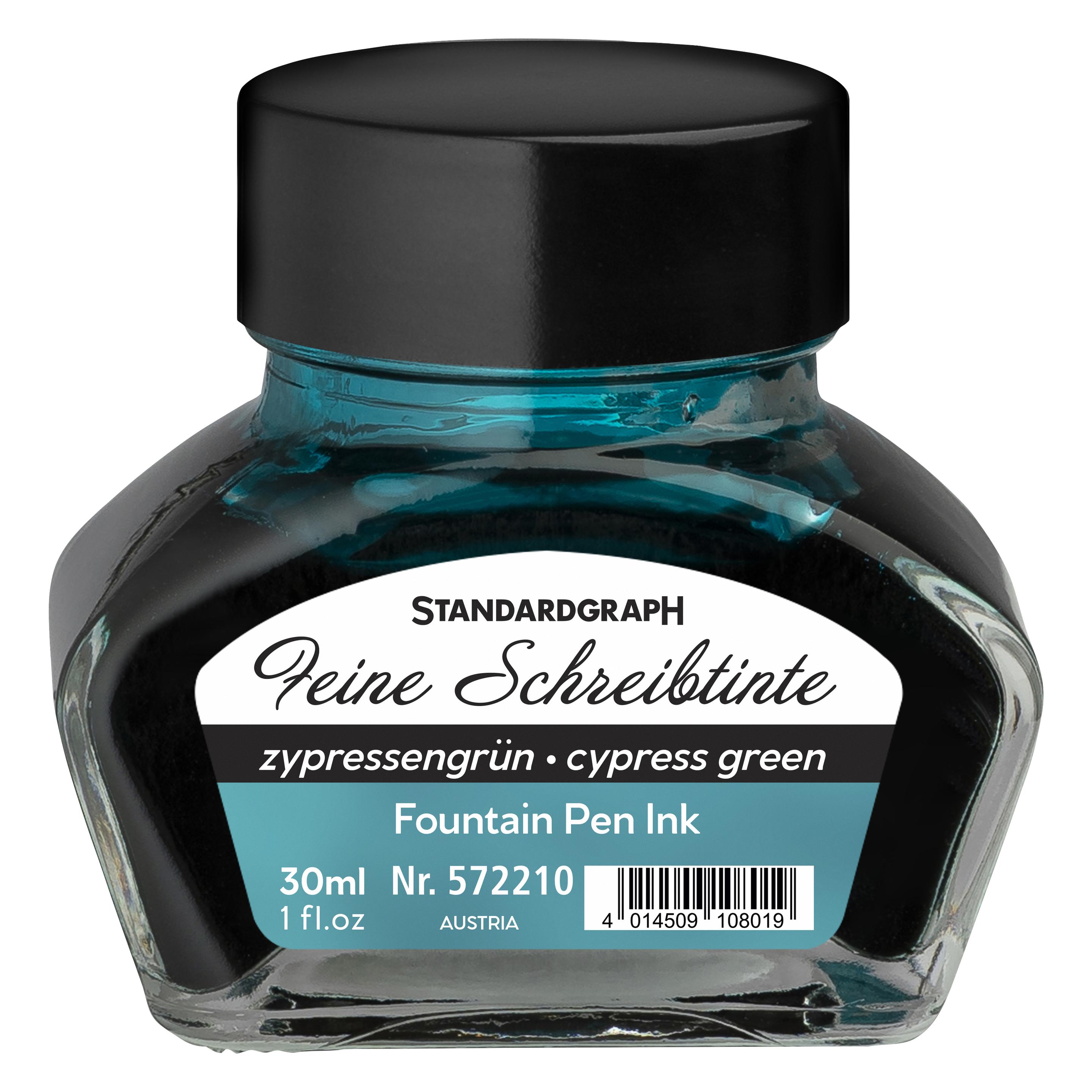 Standardgraph Tinte 30 ml Zypressengrün (Grün) (572210-SG)
