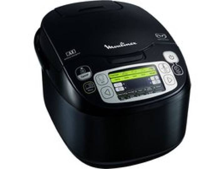 Multicuiseur - MOULINEX - MK815800 - 43 programmes de cuisson - Bol anti-adhésif - Noir