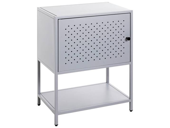Nachtschrank, Grau, 45x60x30 cm, Metall, Typenauswahl, Schlafzimmer