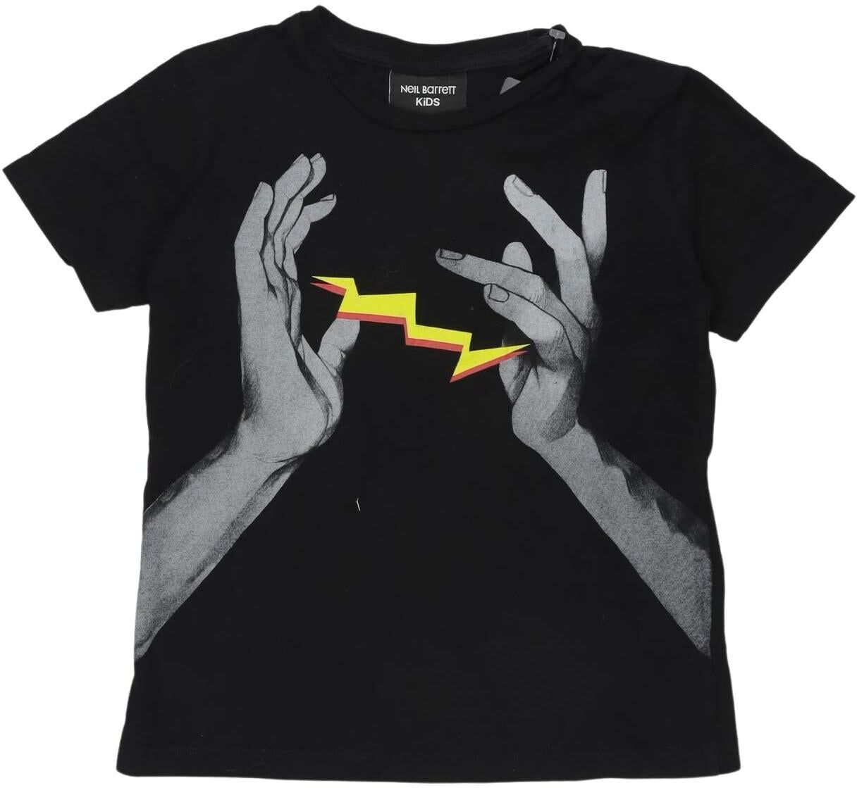 Neil Barrett Jungen T-Shirt, Schwarz, Gr. EU 122, kein / Etikett - Second Hand