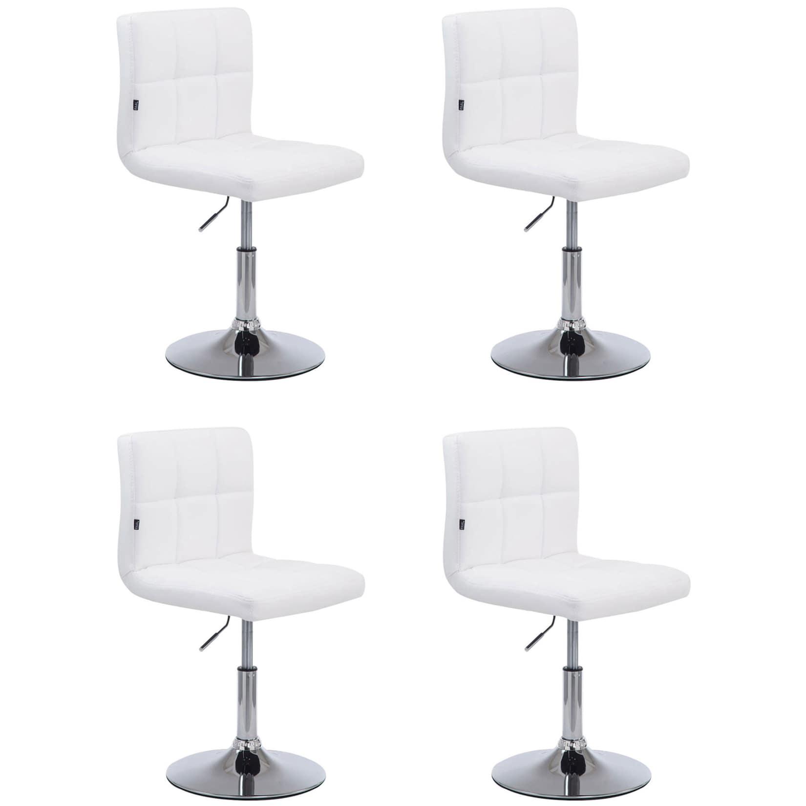 CLP 4er Set Lounger Palma V2 - Farbe: weiß
