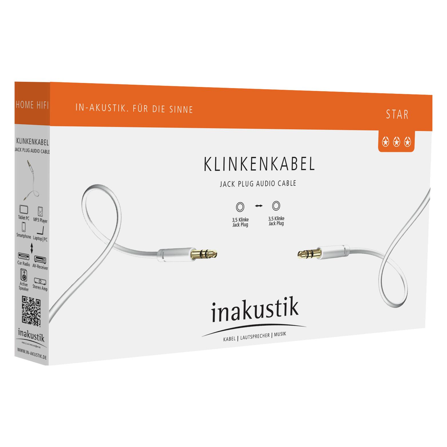 Inakustik Star Mp3 (0.75 m, AUX Kabel) (0031010075)