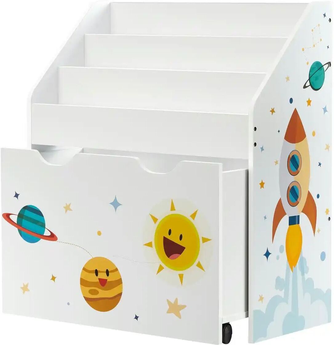 Höffner Standregal  Teza ¦ weiß ¦ Maße (cm): B: 62,5 H: 70