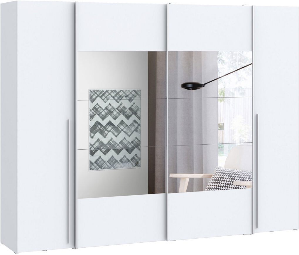 Latitude Run Koran No Wardrobe White 210.5cm H x 270.3cm W x 61.2cm D