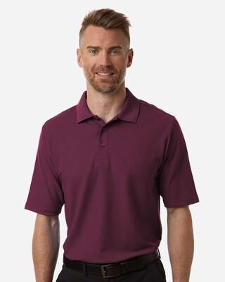 CORE365 CE106 Men's Resolve CVC Performance Pique Polo Shirt in Burgundy size 5XL   60/40 cotton/polyester